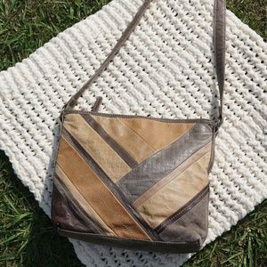 Leather Shoulder strap Purse Multi color